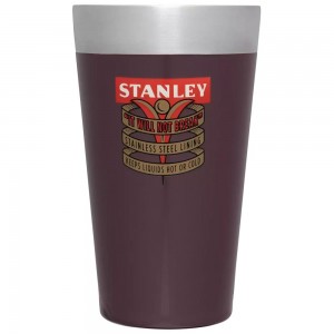 Cups Stanley The Milestones Stacking Beer Pint | 16 OZ | Insulated Stainless Steel Rojas Oscuro | MHSO-94038