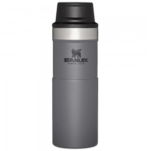 Mugs Stanley Classic Trigger Action Travel Insulated Coffee Tumbler | 16 OZ Gris | BCRO-95361