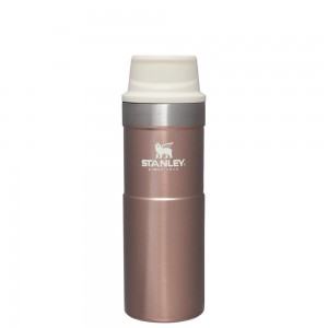 Mugs Stanley Classic Trigger Action Travel Insulated Coffee Tumbler | 16 OZ Rosas | YDUB-57024