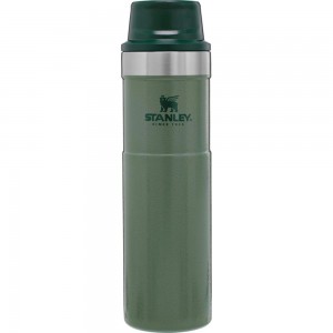 Mugs Stanley Classic Trigger Action Travel Insulated Coffee Tumbler | 20 OZ Verde | COKV-32841
