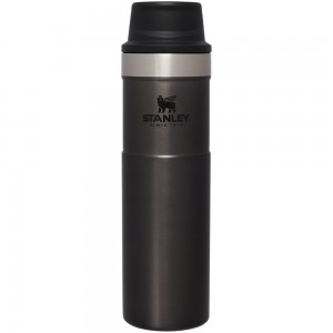Mugs Stanley Classic Trigger Action Travel Insulated Coffee Tumbler | 20 OZ Negras | GZPR-32485