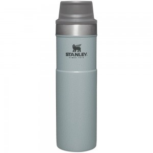 Mugs Stanley Classic Trigger Action Travel Insulated Coffee Tumbler | 20 OZ Plateadas | PVKH-31720