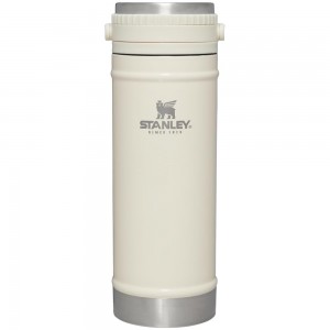 Mugs Stanley Coffee w/ Integrated French Press | 16 OZ Beige | VEUK-35074