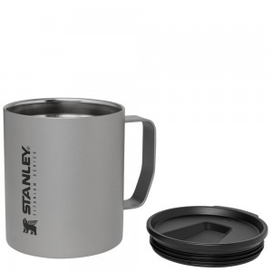 Mugs Stanley Titanium Camp | 12 OZ | Insulated Travel Tumbler Gris | IYAB-09526