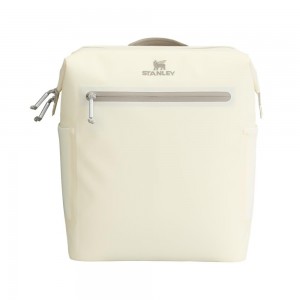 Storage Stanley The All Day Madeleine Midi Cooler Backpack | 20 Can | 14.8 QT | 14.0 L Creme Blancas | LWVB-58076