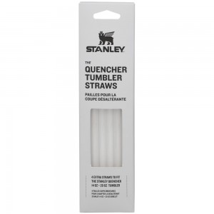 Straws Stanley Replacement Straw 4 Pack | 14 OZ to 20 OZ Quencher Tumbler Gris | JHSV-82739