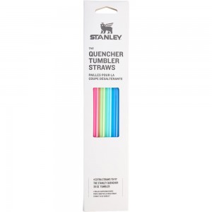 Straws Stanley Replacement Straw 4 Pack | 30 OZ Quencher Tumbler Multicolor | RIMH-79145
