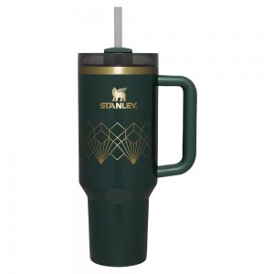 Tumbler Stanley Deco Collection Quencher H2.0 FlowState™ | 40 OZ Darkgreen | HEGA-34021