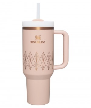 Tumbler Stanley Deco Collection Quencher H2.0 FlowState™ | 40 OZ Blush Gloss Deco | FHNZ-16934