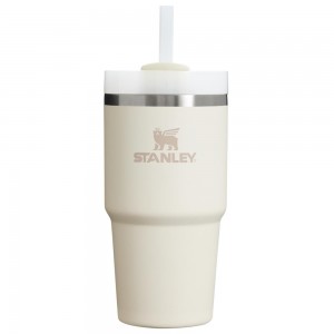 Tumbler Stanley Quencher H2.0 Travel | 20 OZ Creme Blancas | CXYE-81475