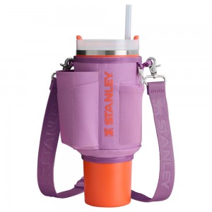 Tumbler Stanley The All Day 40 OZ Quencher Carry-All Moradas | EYVJ-01854