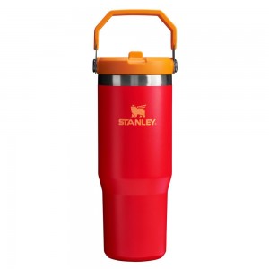 Tumbler Stanley The Heat Wave IceFlow™ Flip Straw | 30 OZ Rojas | TEWC-98270
