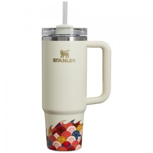 Tumbler Stanley The Lunar New Year Limited Edition Quencher H2.0 FlowState™ Beige | AQLV-64729