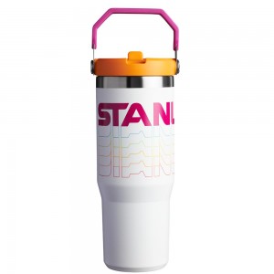 Tumbler Stanley The Reverb IceFlow™ Flip Straw I 30 OZ Blancas | BNJF-96184