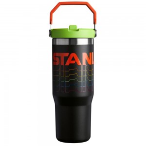 Tumbler Stanley The Reverb IceFlow™ Flip Straw I 30 OZ Negras | IVOL-65492
