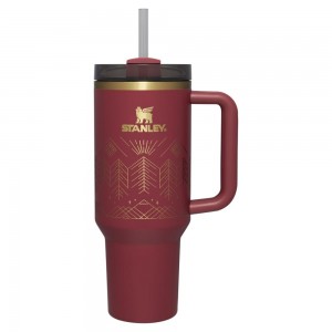 Tumbler Stanley Winterscape Quencher H2.0 FlowState™ | 40 OZ Burdeos | IPXJ-87153