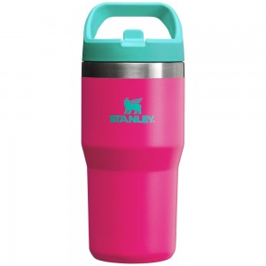Vacuum Bottles Stanley The Heat Wave GO IceFlow™ Flip Straw Bottle | 20 OZ Rosas | ZJWX-03128