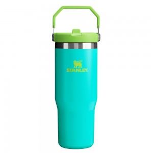 Vacuum Bottles Stanley The Heat Wave IceFlow™ Flip Straw Tumbler | 30 OZ Azules | XYSN-03862