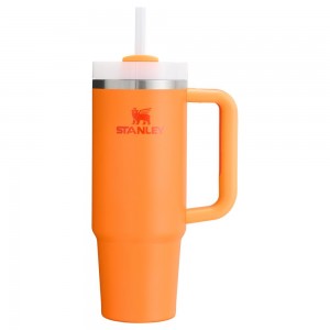 Vacuum Bottles Stanley The Heat Wave Quencher H2.O FlowState™ Tumbler | 30 OZ Doradas | MSXL-12058