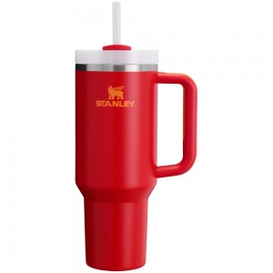 Vacuum Bottles Stanley The Heat Wave Quencher H2.O FlowState™ Tumbler | 40 OZ Rojas | UYVT-37981