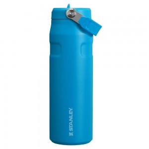 Vacuum Bottles Stanley The IceFlow™ Bottle with Flip Straw Lid | 24 OZ Azules | NWXC-60582