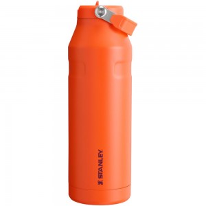 Vacuum Bottles Stanley The IceFlow™ Bottle with Flip Straw Lid | 50 OZ Naranjas | VCLP-65270