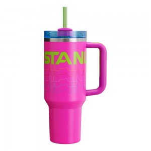 Vacuum Bottles Stanley The Reverb Quencher H2.0 FlowState™ Tumbler | 40 OZ Moradas | ZIAF-09478