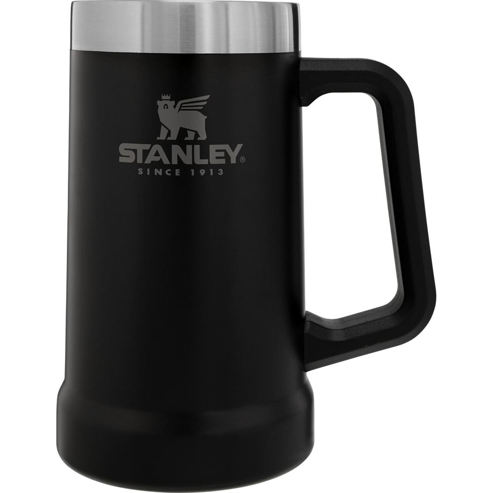 Botellas de Agua Stanley Adventure Big Grip Beer Stein | 24OZ Mugs Negras | HXDE-52174