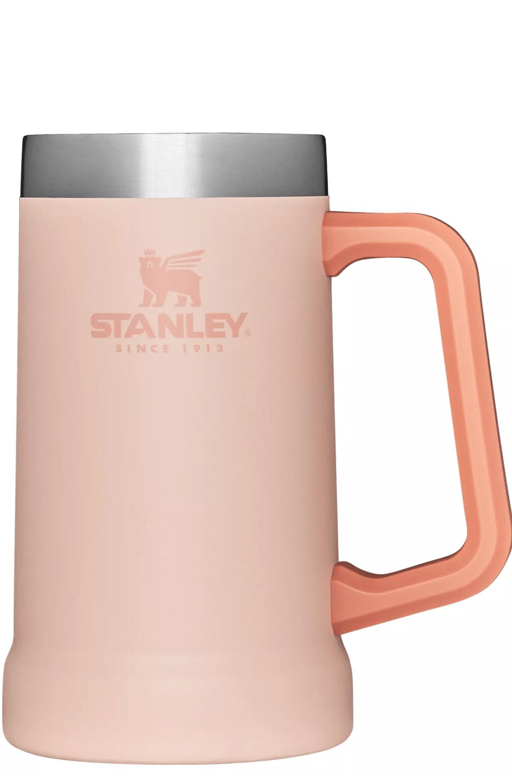 Botellas de Agua Stanley Adventure Big Grip Beer Stein | 24OZ Mugs Rosas | QHZV-74892