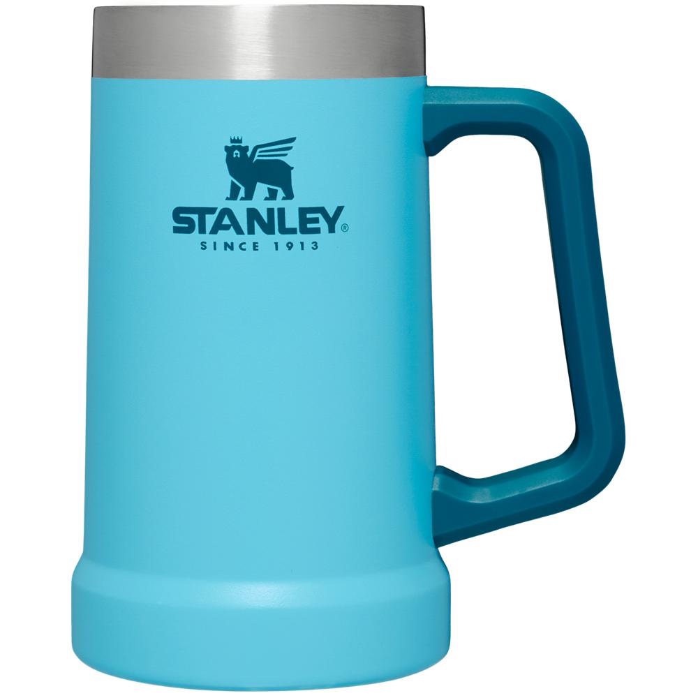 Botellas de Agua Stanley Adventure Big Grip Beer Stein | 24OZ Mugs Azules | GRSP-74186