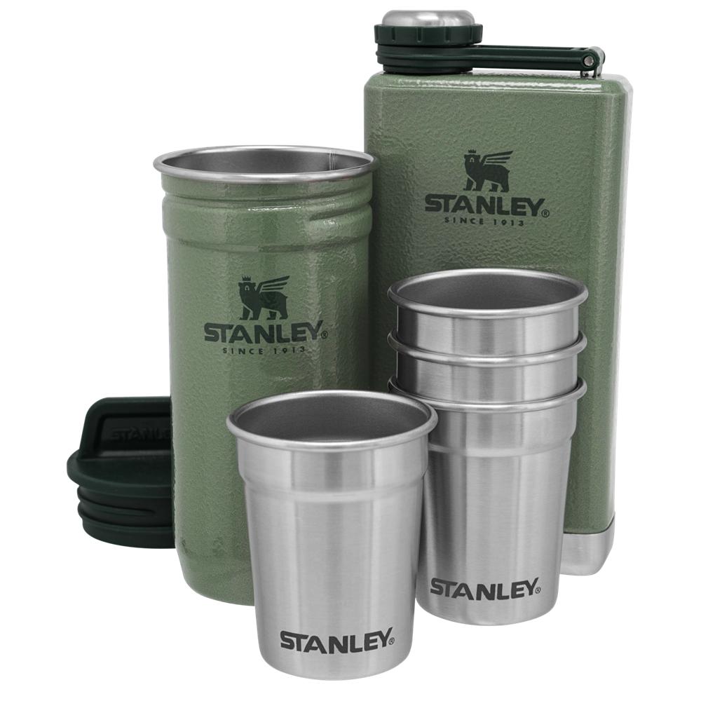 Botellas de Agua Stanley Adventure Pre-Party Shotglass + Flask Set Verde | DIUZ-87916