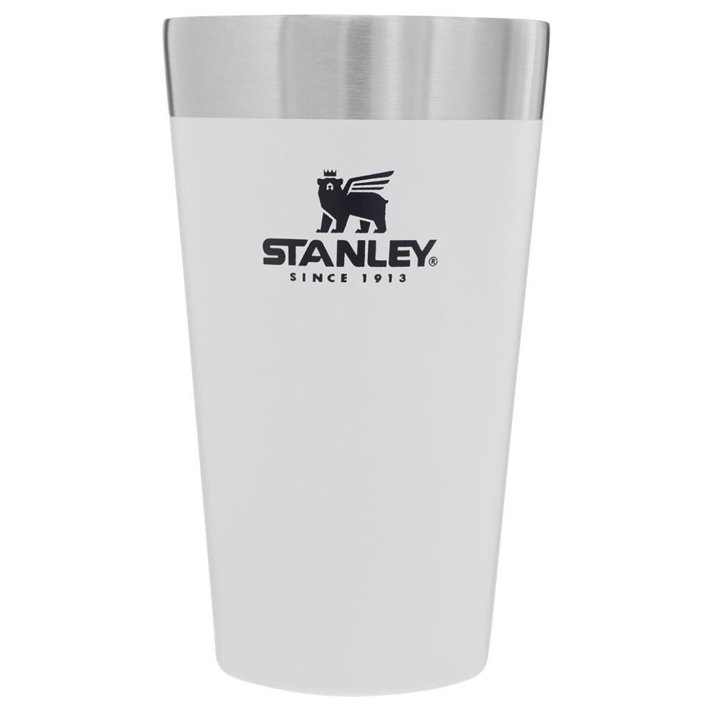 Botellas de Agua Stanley Adventure Stacking Stainless Steel Beer Pint | 16OZ Tumbler Blancas | ZNHD-49281