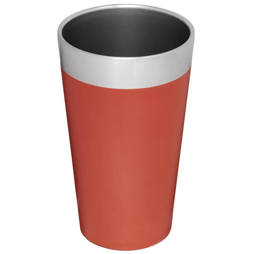 Botellas de Agua Stanley Adventure Stacking Stainless Steel Beer Pint | 16OZ Tumbler Rojas | AGJE-16327