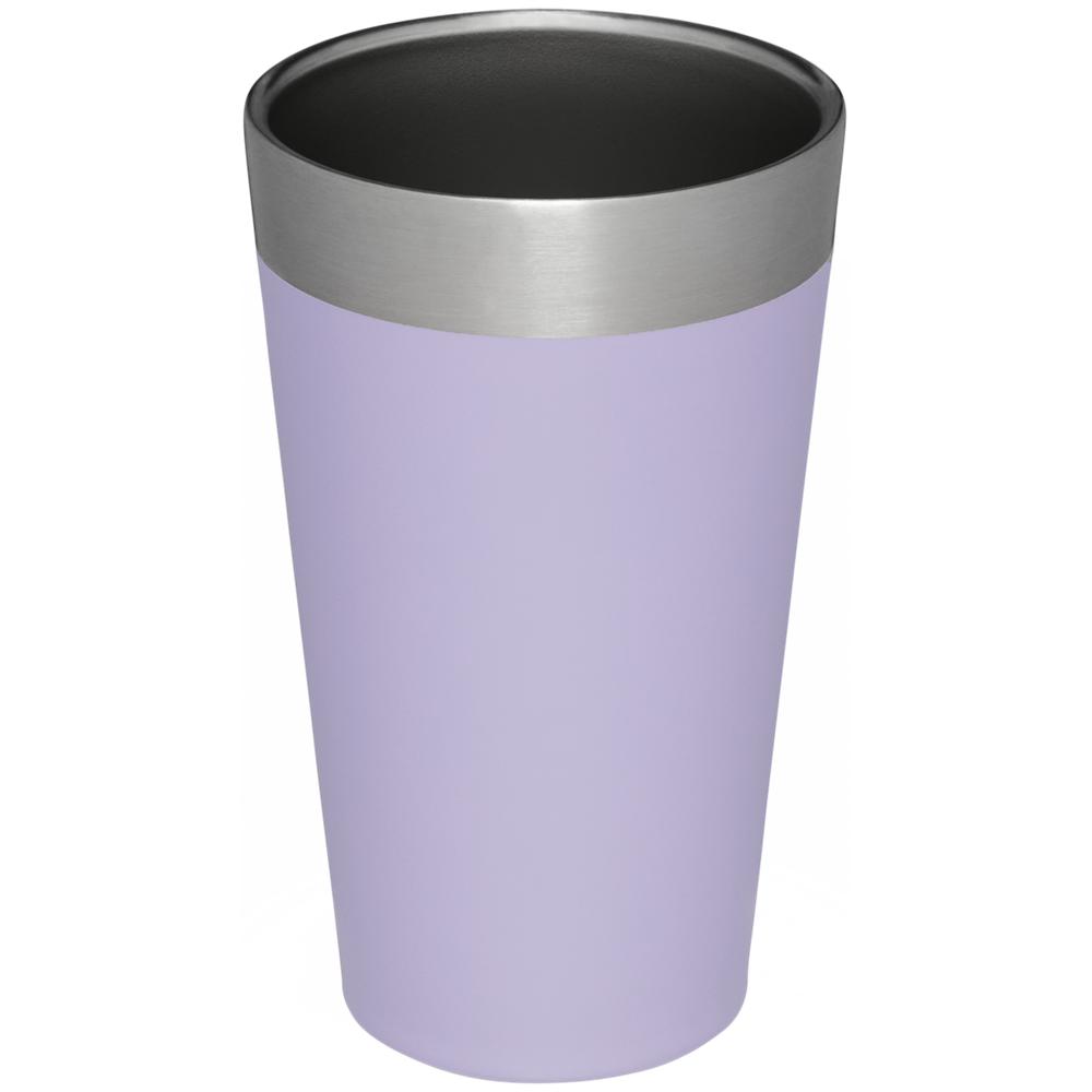 Botellas de Agua Stanley Adventure Stacking Stainless Steel Beer Pint | 16OZ Tumbler Moradas | FKLO-53021