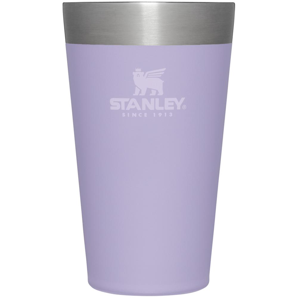 Botellas de Agua Stanley Adventure Stacking Stainless Steel Beer Pint | 16OZ Tumbler Moradas | FKLO-53021
