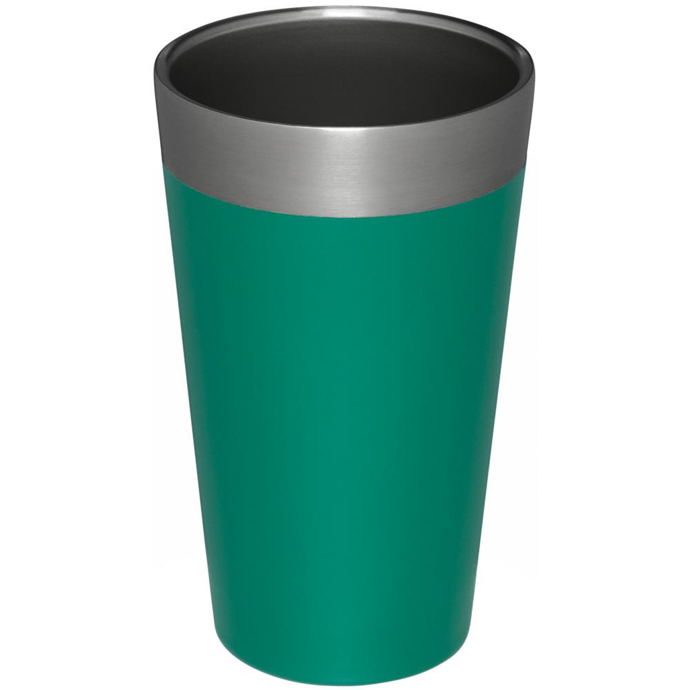 Botellas de Agua Stanley Adventure Stacking Stainless Steel Beer Pint | 16OZ Tumbler Verde | CMQB-49635