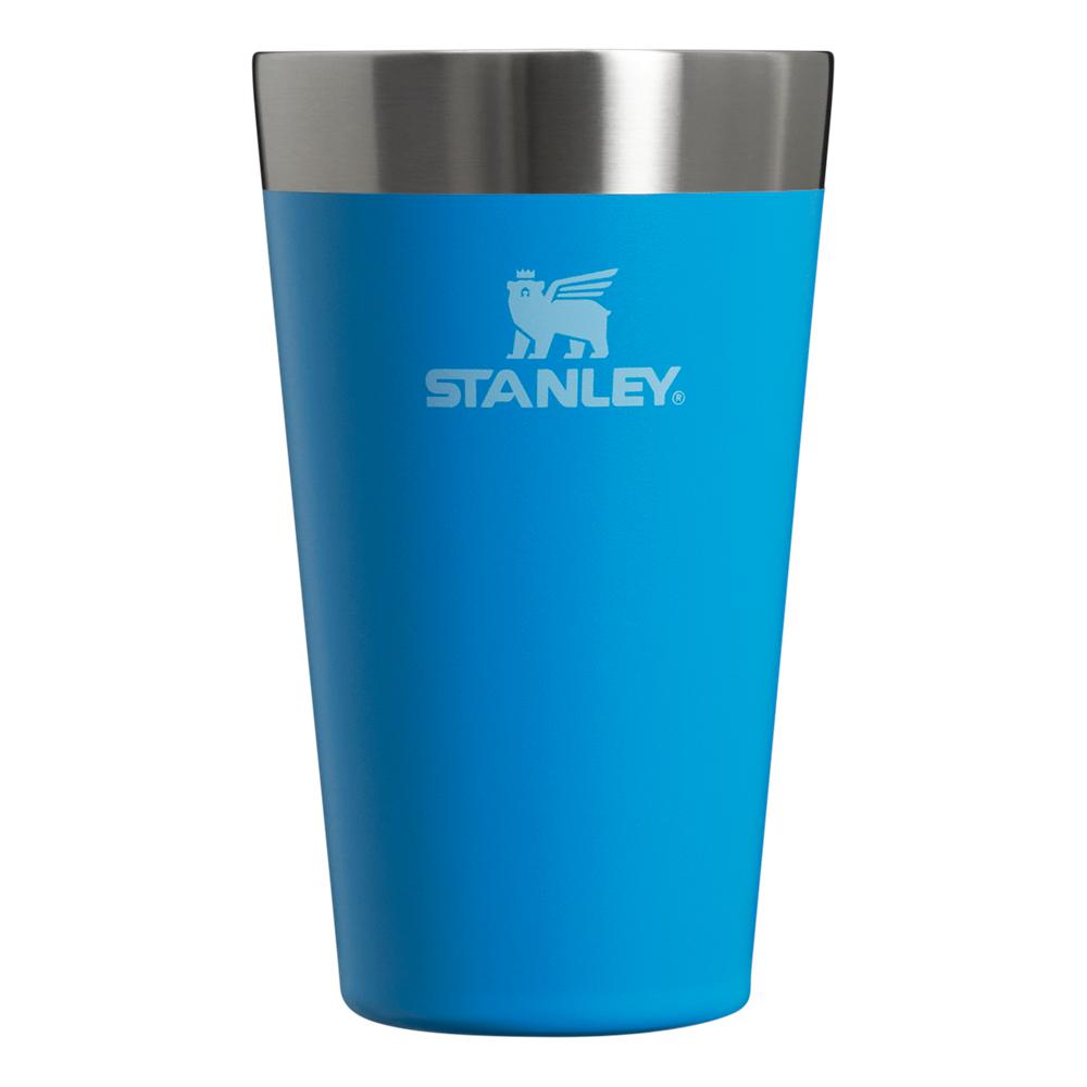 Botellas de Agua Stanley Adventure Stacking Stainless Steel Beer Pint | 16OZ Tumbler Azules | EBGR-19542