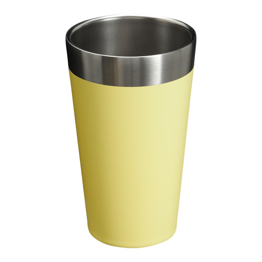 Botellas de Agua Stanley Adventure Stacking Stainless Steel Beer Pint | 16OZ Tumbler Amarillo | NHTO-07685