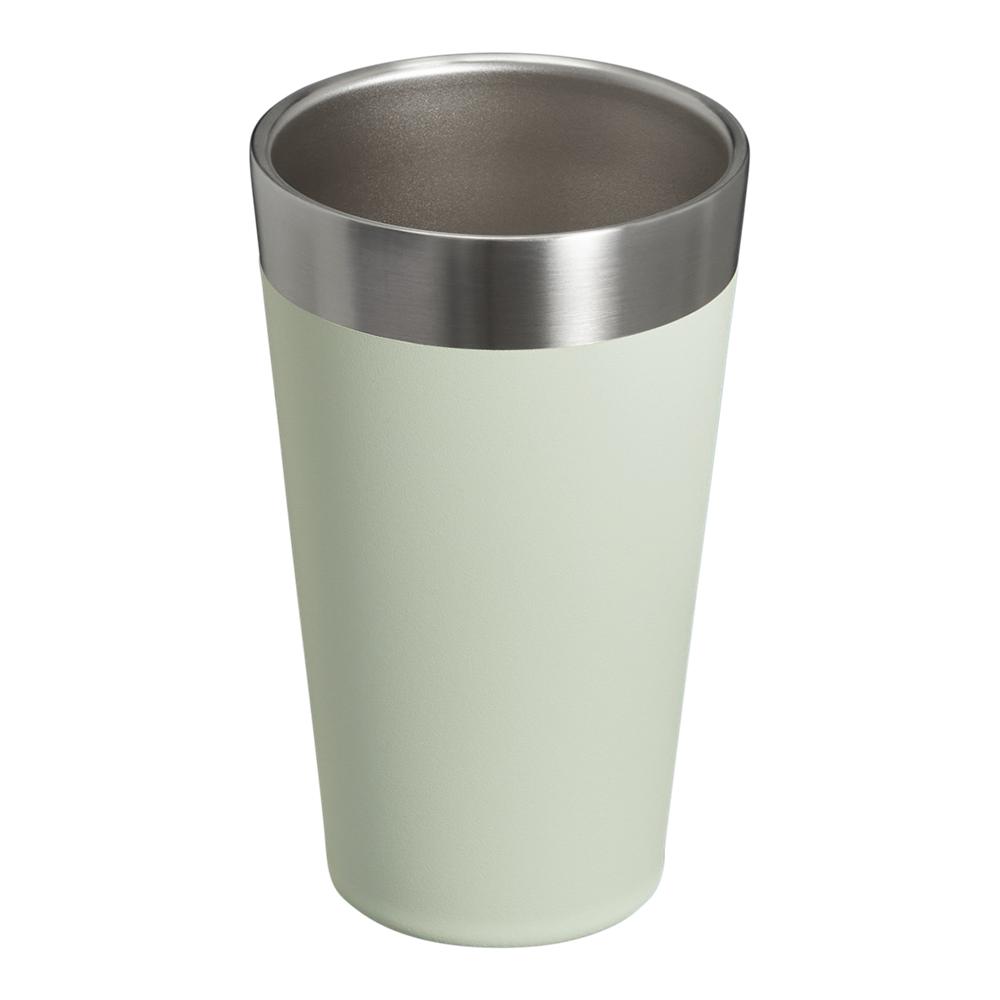 Botellas de Agua Stanley Adventure Stacking Stainless Steel Beer Pint | 16OZ Tumbler Darkseagreen | CBUD-28134
