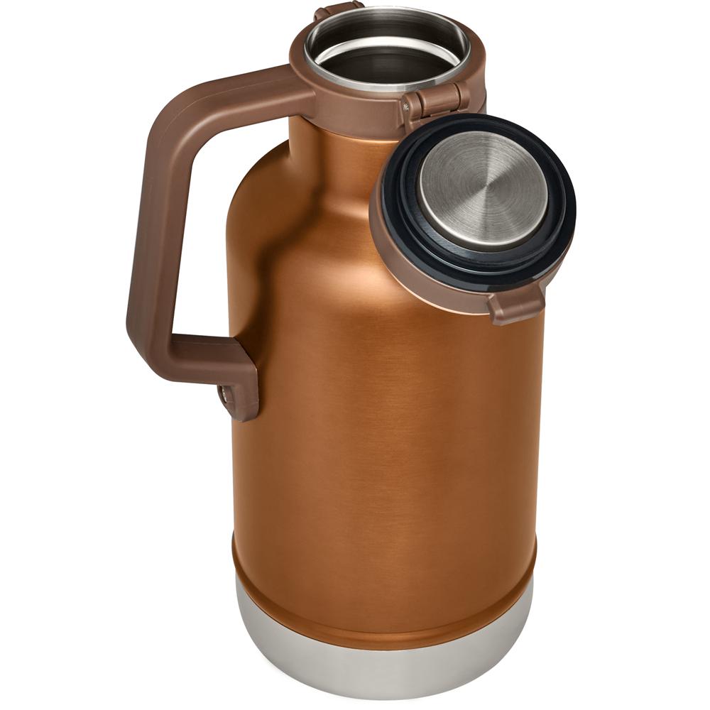 Botellas de Agua Stanley Classic Easy-Pour Insulated Beer Growler | 64 OZ Marrones | UZJE-64198