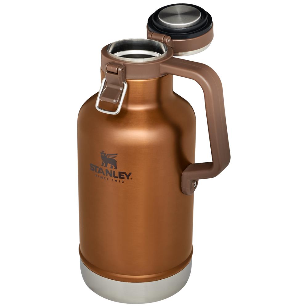 Botellas de Agua Stanley Classic Easy-Pour Insulated Beer Growler | 64 OZ Marrones | UZJE-64198