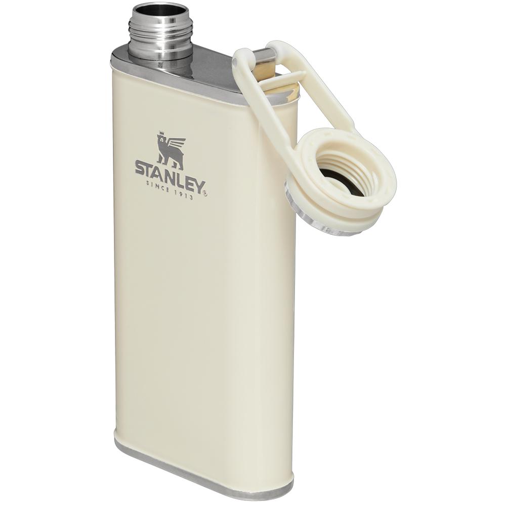 Botellas de Agua Stanley Classic Hip Flask | 8OZ Vacuum Insulated Beige | RZTV-89571
