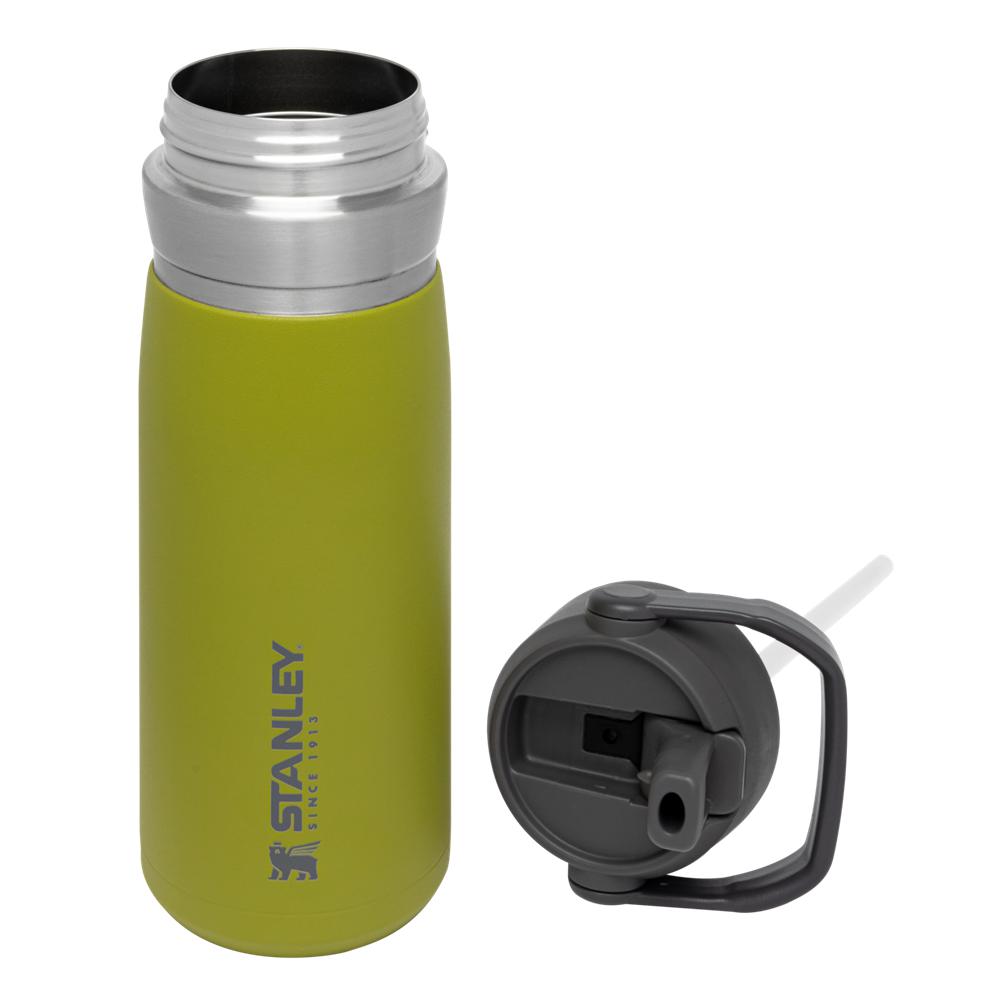 Botellas de Agua Stanley Go Flip Straw Water Bottle | 22 OZ | Insulated Bottle Verde | ZVSR-08397