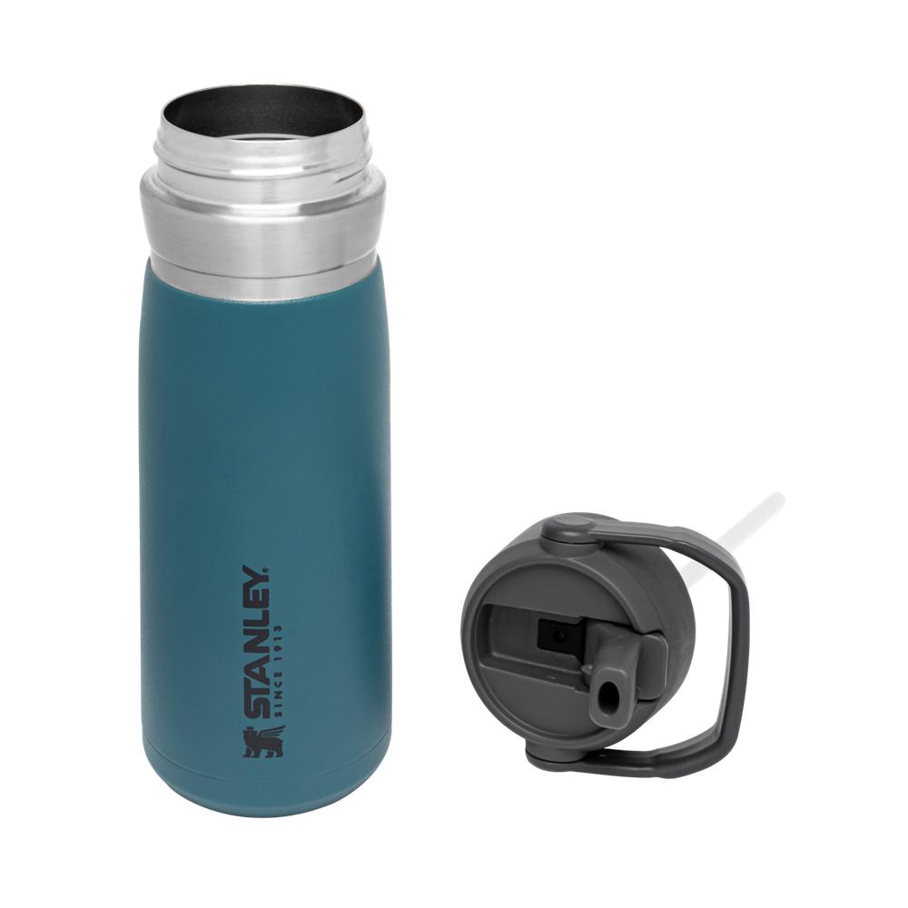 Botellas de Agua Stanley Go Flip Straw Water Bottle | 22 OZ | Insulated Bottle Azules | ASEY-81567