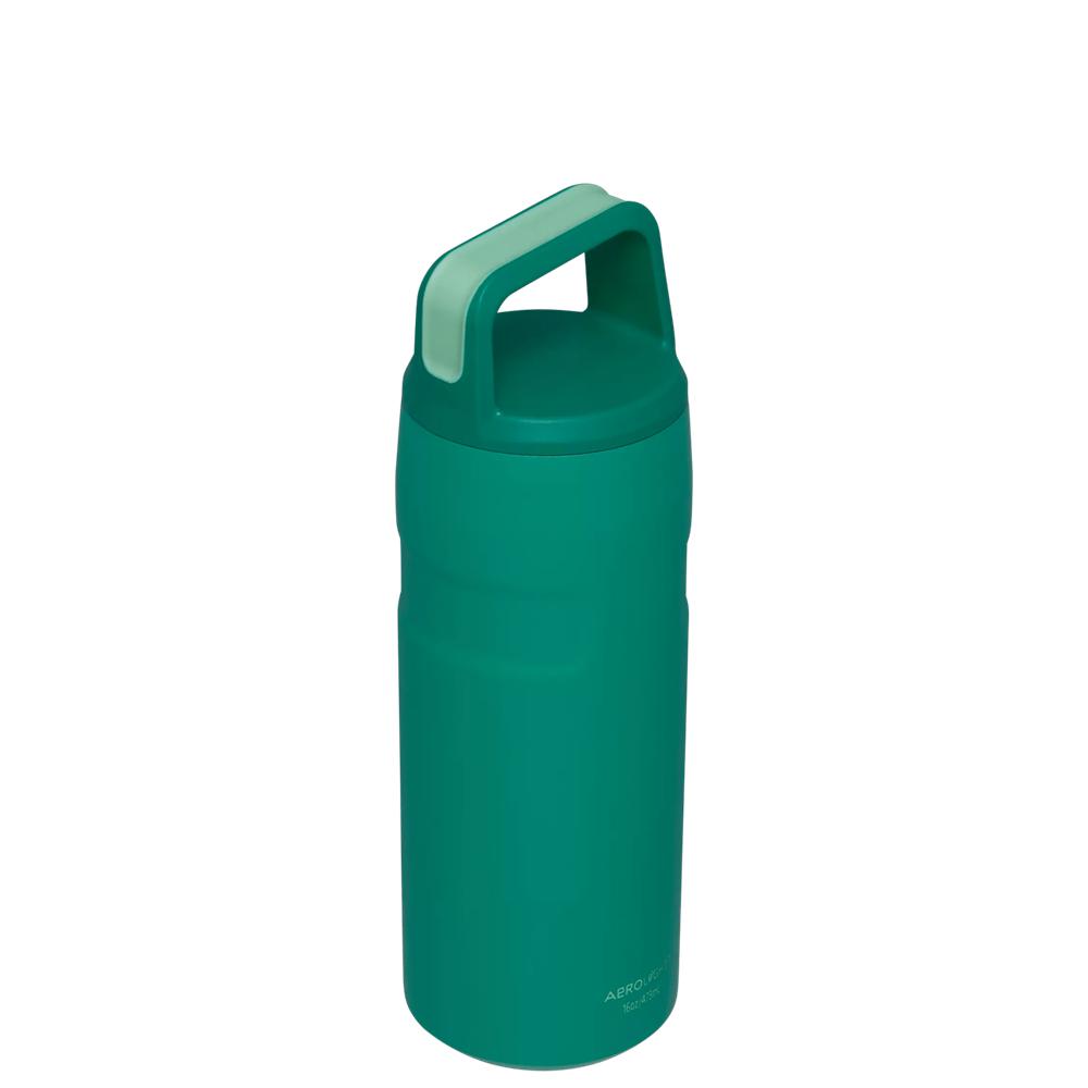 Botellas de Agua Stanley IceFlow™ Bottle with Cap and Carry+ Lid | 16 OZ Verde | FIYP-73629