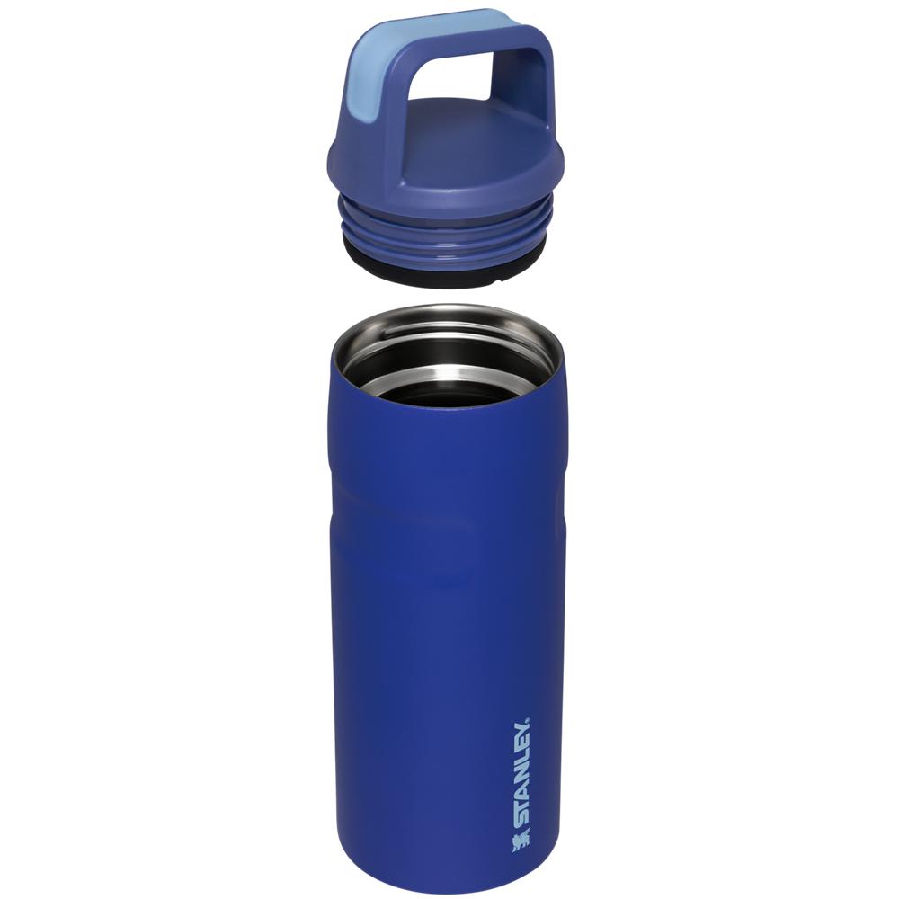 Botellas de Agua Stanley IceFlow™ Bottle with Cap and Carry+ Lid | 16 OZ Azules | WBZI-08675