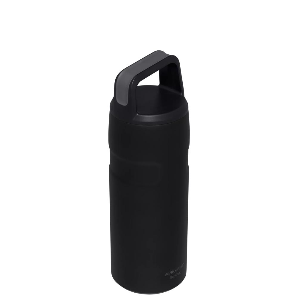 Botellas de Agua Stanley IceFlow™ Bottle with Cap and Carry+ Lid | 16 OZ Negras | OXCR-71806