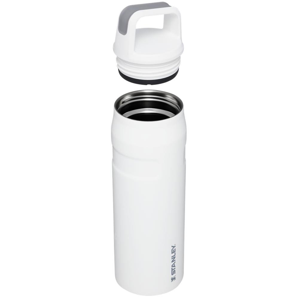 Botellas de Agua Stanley IceFlow™ Bottle with Cap and Carry+ Lid | 24 OZ Blancas | RABX-67812