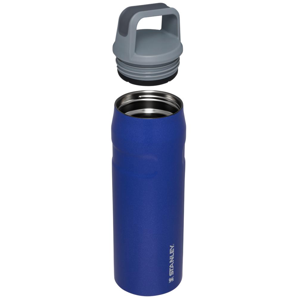 Botellas de Agua Stanley IceFlow™ Bottle with Cap and Carry+ Lid | 24 OZ Azules | MIEC-15394