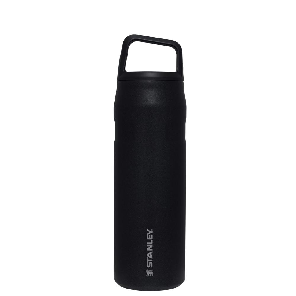 Botellas de Agua Stanley IceFlow™ Bottle with Cap and Carry+ Lid | 24 OZ Negras | RWIC-68537